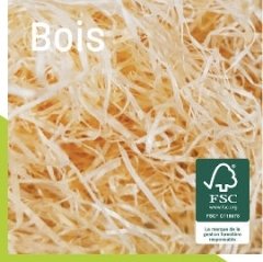 Fibre de bois de calage