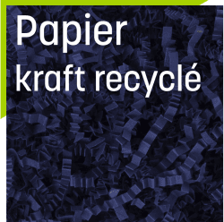 Frisure de papier kraft recyclé coloré ADRENE pour la calage et la présentation de vos produits. 