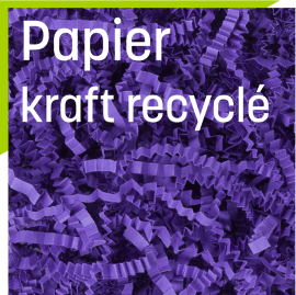 Frisure de papier kraft recyclé coloré pour le calage de vos produits. proposé par Adrene votre fournisseur d'emballages écologiques.