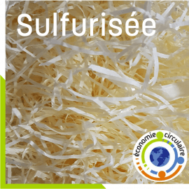 Frisure de papier sulfurisé pour le calage de vos produits. Proposé par Adrene, votre fournisseur d'emballages écologiques.