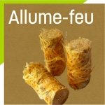 Allume feu en laine de bois, pour vos cheminées, poêles, fours, chauffages et barbecues. Solution d'allumage proposée par ADRENE votre fournisseur de consommables écologiques. 