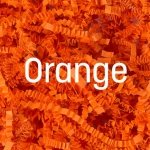 Frisure de papier kraft recyclée couleur ORANGE, par ADRENE, votre fournisseur d'emballages écologiques. 