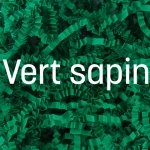 Frisure de papier kraft recyclée couleur VERT GAZON, par ADRENE, votre fournisseur d'emballages écologiques. 