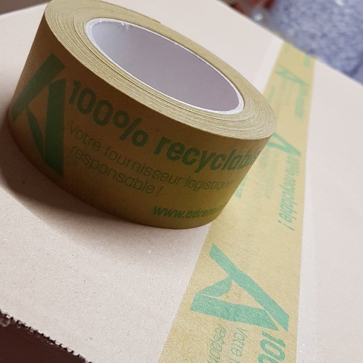 Ruban adhésif papier kraft 60gr/m² 5cmx500 M par 6 - RETIF