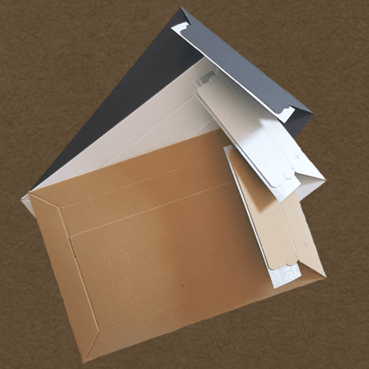 Enveloppes carton à ouverure verticale